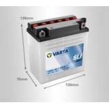 Varta Akumulator Powersport SLI YB9-B, 12V, 9Ah, L+ Cene