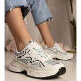 D/CEO marka niezdefiniowana White-green women's sports sneakers Maurita | ePonuda.com