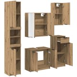  Set namještaja za kupaonicu s ladicama 5 pcs Umjetnički hrast | shoptok.hr