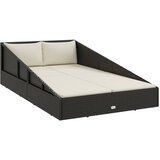  Vrtni krevet crni 110 x 200 cm od poliratana | shoptok.hr