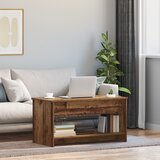 vidaXL s policom s pohranom Staro drvo 102 x 50 x 52.5 cm Konstruirano drvo Cijene