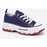 EVENTO PE1 Low Women's Sneakers On Platform Navy Aradwin | Eponuda.ba