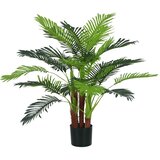HOMCOM umetna rastlina plastika, cement Ø16 x 100V cm zeleno, (5000242180) Cene