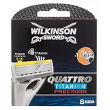 Wilkinson Sword Quattro Titanium Precision britvice 8 kom za muškarce