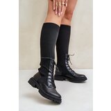 PH2 Slip-On Boots With Sock Shaft Black Iranel Cene