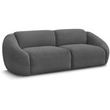 Bobochic Paris Siva sedežna garnitura iz rebrastega žameta 250 cm Tina – | Shoptok.si
