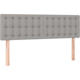  Krevet s oprugama i madracem svjetlosivi 140x190 cm od tkanine | shoptok.hr