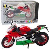 Metalni motor za igru sa zvučnim i svjetlosnim efektima 1:12 - crveno/zeleni | shoptok.hr