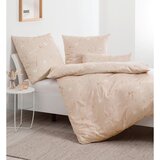Janine POSTELJNINA Milano 135/200 cm mako saten rjavosiva | Shoptok.si