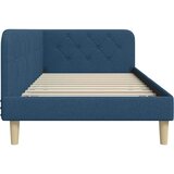  Kutni okvir kreveta Plava 90 x 190 cm tkanina | shoptok.hr