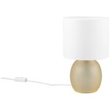 Tri O Bijela/u zlatnoj boji stolna lampa s tekstilnim sjenilom (visina 29 cm) Vela – | shoptok.hr