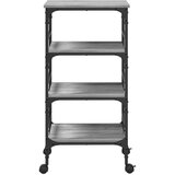  Kolica boja hrasta 45x35x89 5 cm konstruirano drvo | shoptok.hr