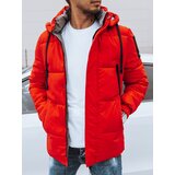 DStreet Zimowa pikowana kurtka męska czerwona | Shoptok.si