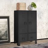 vidaXL industrijska garderobna omara antracitna 67x35x107 cm jeklo Cene