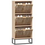 Ormarić za cipele 52 x 25 x 120 cm od konstruiranog drva | shoptok.hr