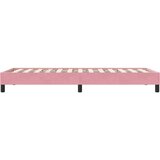 Box Spring krevet bez madraca ružičasti 80x210 cm samt | Eponuda.ba