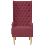  Stolica s visokim naslonom prošivena gumbima Vinska crvena | shoptok.hr