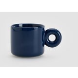 Reserved skodelica z okroglim ročajem - mornarsko modra | Shoptok.si