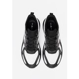 Shelvt Comfortable sneakers in black and white with McArthur mesh structure | ePonuda.com