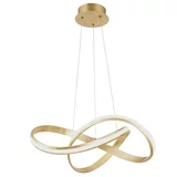 PAUL NEUHAUS Dizajnerska viseča svetilka zlata z LED 60 cm - Belinda
