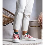 Gemre Gray sneakers with red laces Arcobaleno | shoptok.hr