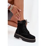 Big Star Suede women s work boots laced | Shoptok.si