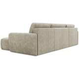 Makamii Bež sklopiva/s prostorom za odlaganje kutna garnitura od šenila (u obliku slova "U") Lilo – | shoptok.hr