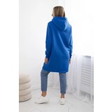 Kesi Insulated sweatshirt with a longer back part purple blue | shoptok.hr