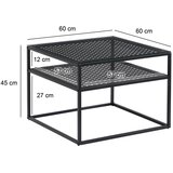 MID.YOU KLUBSKA MIZA, črna | Shoptok.si