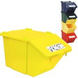 MEVA Dvonadstropna posoda za ločevanje odpadkov - rumena, 45L, (21099103) | Shoptok.si