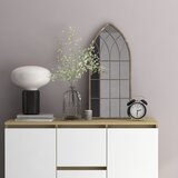 Ogledalo boja pijeska 70 x 30 cm željezno za unutarnju upotrebu | shoptok.hr