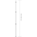  Teleskopska šipka za ceradu duljine 102 – 260 cm aluminijska | shoptok.hr