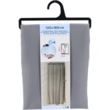 Tendance zavjesa za kadu + 8 pp kukica 120x180cm poliester, siva | Eponuda.ba