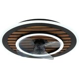Globo 03668 - LED prigušiva stropni ventilator TREVINO LED/36W/230V 2700-6000K crna+daljinski upravljač | Eponuda.com