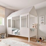 Bessagi Kids Otroška/mladinska Postelja Adana, Bela, Hiša, 90x200 | Shoptok.si