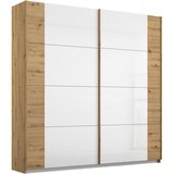 Rauch Möbel omara z drsnimi vrati, bela, hrast artisan | Shoptok.si