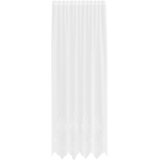  Čipkasta zavjesa sa zavjesama Bijelo 280 x 150 cm Poliester | shoptok.hr
