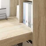  Stol s policom Sonoma hrast 122 x 67 x 145 cm Konstruirano drvo | shoptok.hr