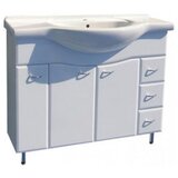 Sanotechnik spodnja kopalniška omarica brez umivalnika Sanremo Lux 105 | Shoptok.si
