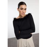 TRENDYOLMILLA ženski duks Twoaw25Kz00132, Crna-Crna | Eponuda.com