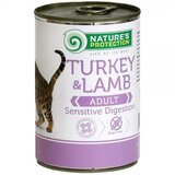 Natures Protection konzerva za mačke - Sensitive digestion - Turkey&Lamb - 400gr Cene