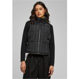 UC Ladies Ladies Reversible Cropped Puffer Vest black/frozenyellow | Shoptok.si