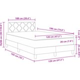 Box Spring Postelja z Mattresom Roza Mala Dvojna Žamet, (22052323) | Shoptok.si