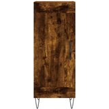 Visoka komoda dimljeni hrast 34,5x34x180cm konstruiranog drva | shoptok.hr