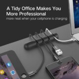 Onasi 2x samoljepljivi 4 kabelski organizator - Crna KP26285 | shoptok.hr