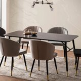 MID.YOU Jedilna Miza Marble, Videz Marmorja, 160x80cm | Shoptok.si