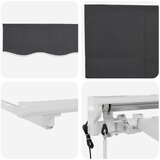  Skrovita tenda Antracit 350 x 200 cm Poliester i aluminij | Eponuda.ba