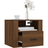  Zidni noćni ormarići 2 kom smeđa boja hrasta 50x36x40 cm | shoptok.hr