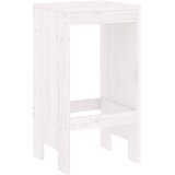  Barski stolci 2 kom bijeli 40 x 36 x 75 cm od masivne borovine | shoptok.hr