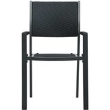  7-dijelni vrtni blagovaonski set crni | shoptok.hr
